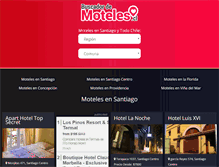 Tablet Screenshot of buscadordemoteles.cl